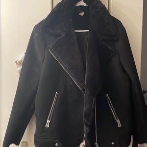 Faux suede woman’s jacket